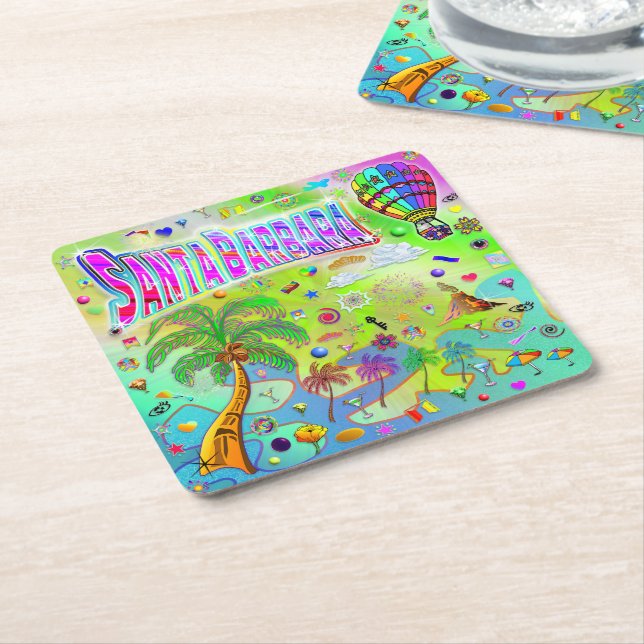 Santa Barbara Timeless Melody Coaster (Angled)