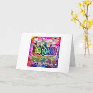 Santa Barbara Vista Express Greeting Card
