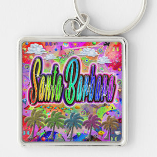 Santa Barbara Vista Express Keychain