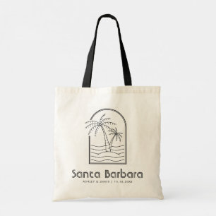 Santa Barbara Wedding Welcome Destination Wedding Tote Bag