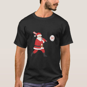 Santa Baseball Six Seven Meme Christmas Festive T-Shirt