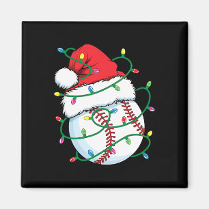 Santa Baseball Sports Ball Men Boys Christmas Xmas Magnet