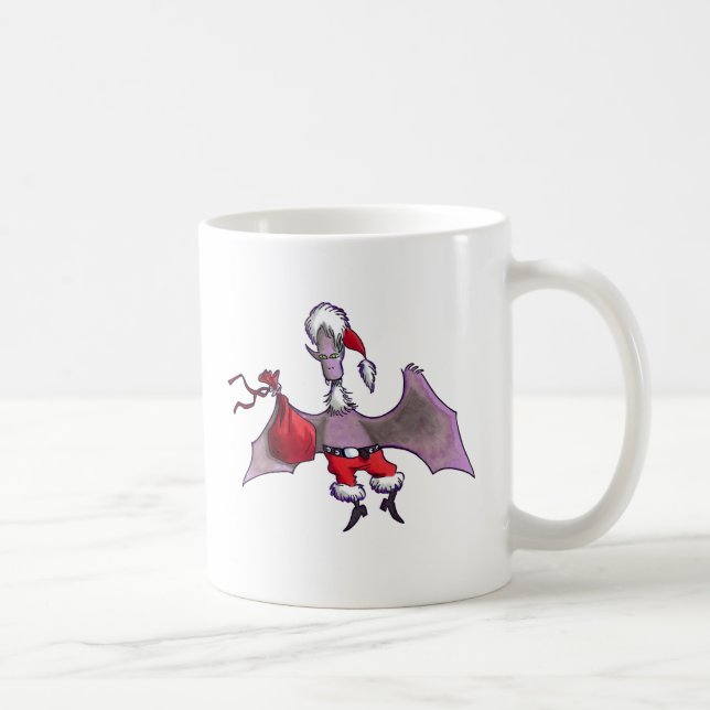 Santa Bat left hand mug (Right)