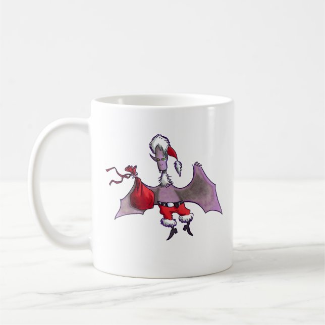 Santa Bat left hand mug (Left)