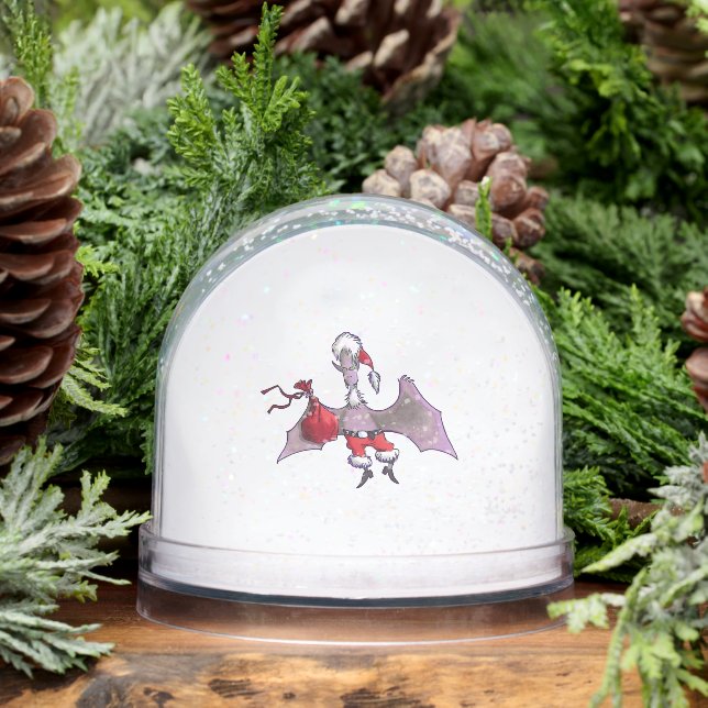 Santa Bat snow globe (Winter)