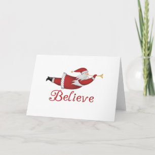 Santa Believe Holiday Card