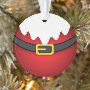 Santa Belly Ornament