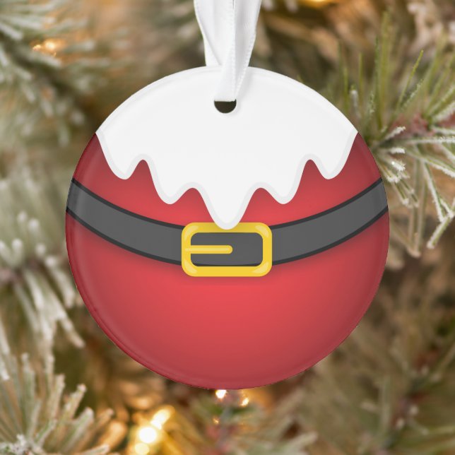 Santa Belly Ornament (Tree)