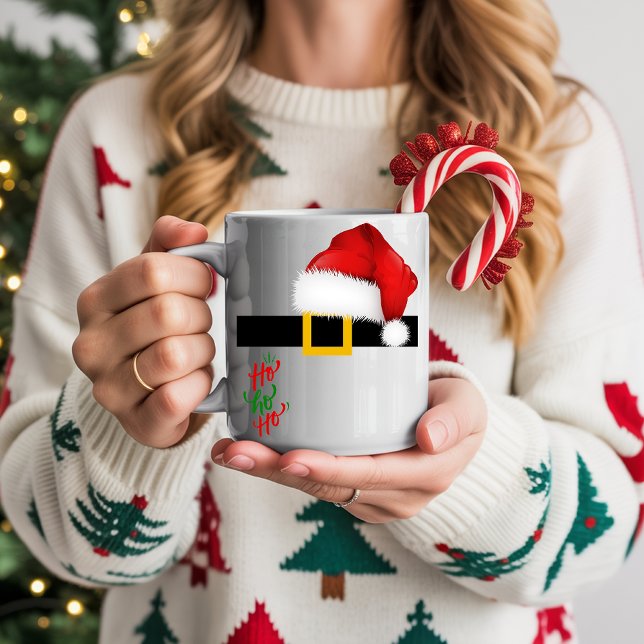 Santa Belt Mug – Ho Ho Ho and Merry Christmas (Creator Uploaded)