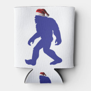 Santa-Bigfoot Can Cooler