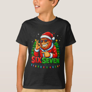 Santa Bigfoot Christmas Sasquatch 67 Funny Meme Si T-Shirt