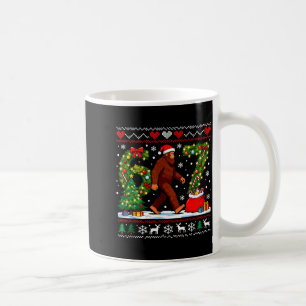 Santa Bigfoot Christmas Tree Funny Sasquatch 67  Coffee Mug