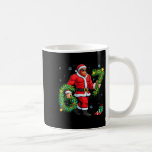Santa Bigfoot Christmas Tree Sasquatch 67 Six Seve Coffee Mug