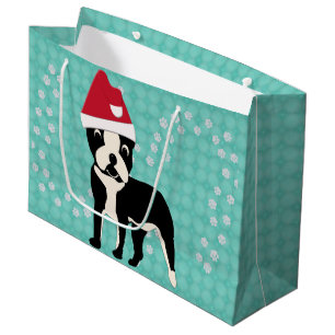 Santa Boston Large Gift Bag