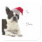 Santa Boston Terrier Gift Stickers