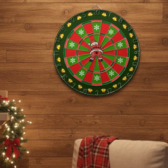 Santa Bullseye Christmas Dartboard (Creator Uploaded)