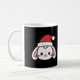 Santa Bunny Christmas Coffee Mug
