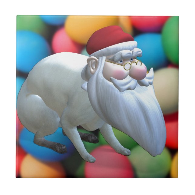 Santa Bunny Tile (Front)
