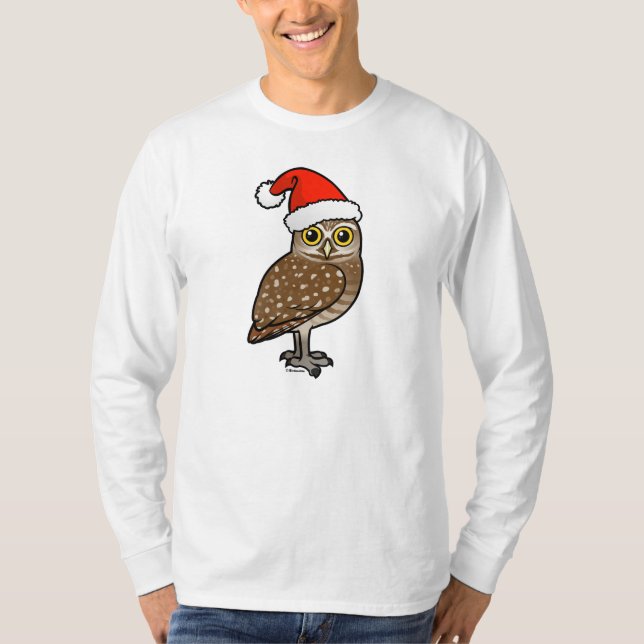 Santa Burrowing Owl T-Shirt (Front)