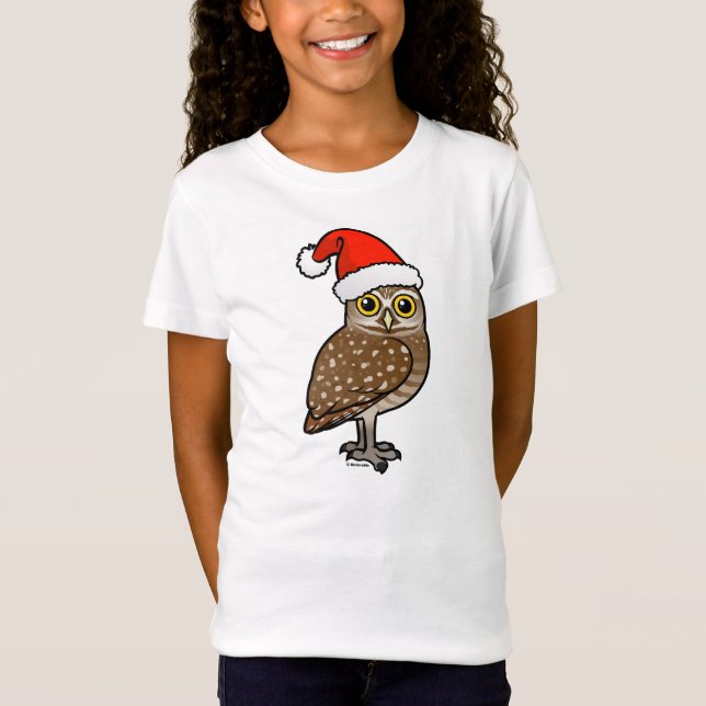 Santa Burrowing Owl T-Shirt (Front)