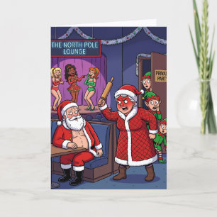 Santa Busted Card