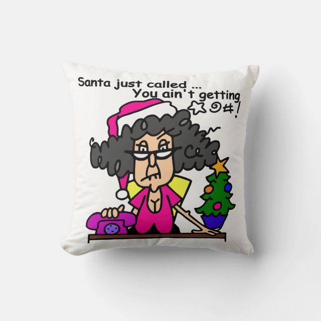 Santa Called Cushion (Front)
