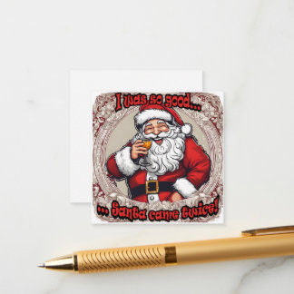 Santa Came Twice! Enclosure Card