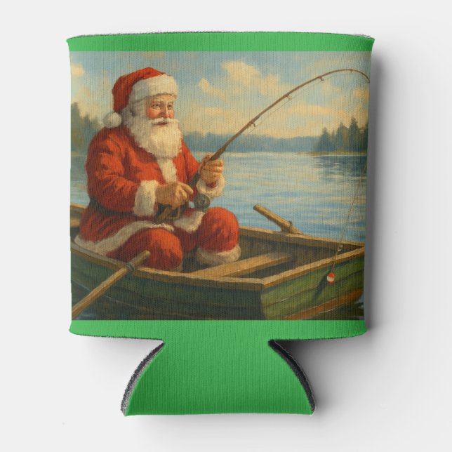 Santa Can Cooler Collection: Hunting/Fishing (Front)