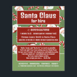 Santa Candy, Santa Claus Entertainer Advertising Flyer<br><div class="desc">Santa Candy,  Santa Claus Entertainer Advertising Flyers By The Business Card Store.</div>