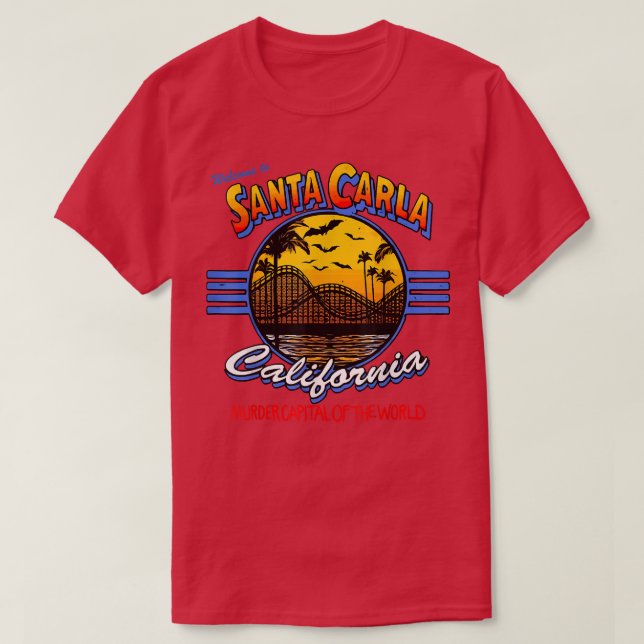 Santa Carla For Men And Women  T-Shirt (Design Front)