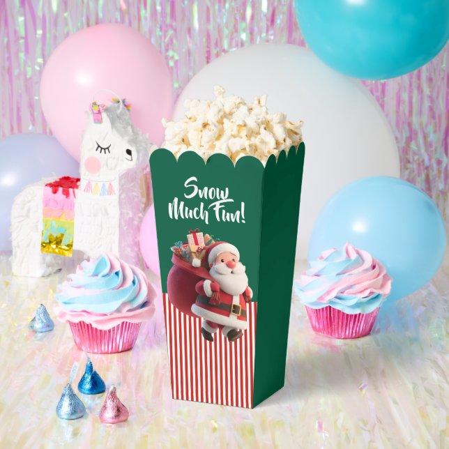 Santa Carrying Gift Sack Favour Box (Party)