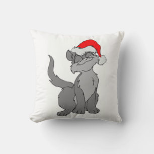 SANTA CAT CUSHION