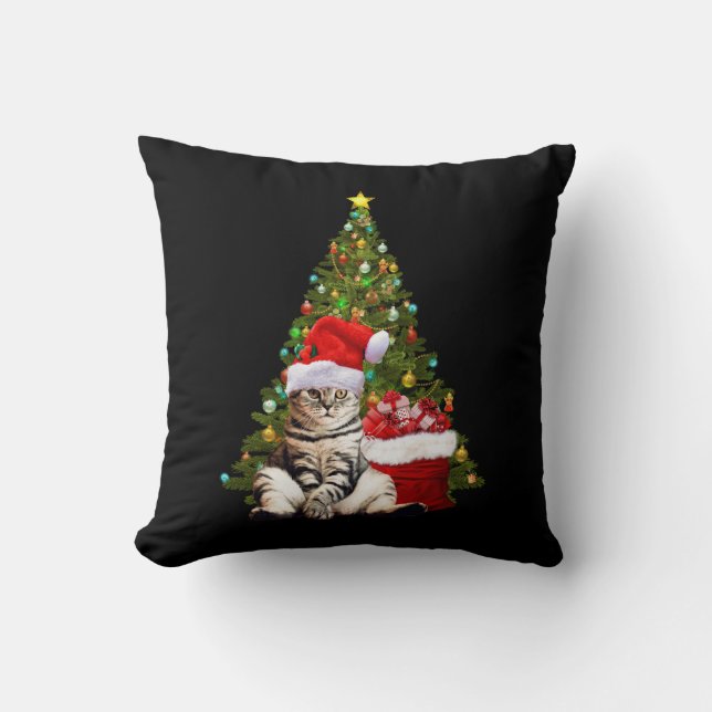 Santa Cat Cushion (Front)