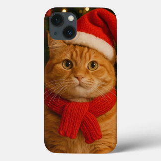 Santa Cat iPhone 13 Case