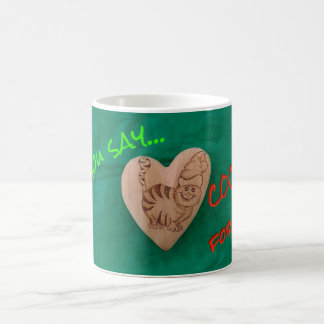 Santa Cat looking for Cookies Mug