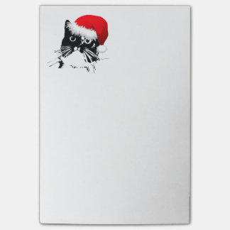 Santa Cat Post-It notes