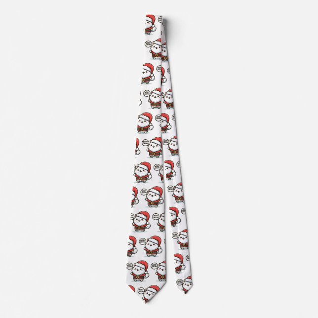 Santa Cat Tie (Front)