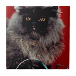 Santa Cat Tile