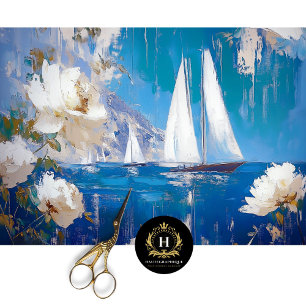 Santa Catalina Island California Decoupage Tissue Paper