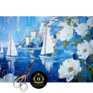 Santa Catalina Island California Decoupage Tissue Paper