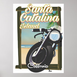 Santa Catalina Island , California USA Poster