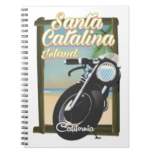 Santa Catalina Island , California USA Spiral Notebook