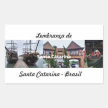 Santa Catarina Brazil souvenir sticker