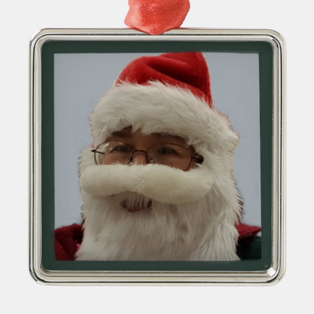 Santa Ceramic Ornament (Front)