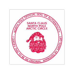 Santa certified North Pole Gift for Kids Self-inking Stamp