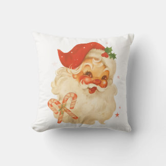 Santa Cheer Pillow – Vintage Holiday Accent
