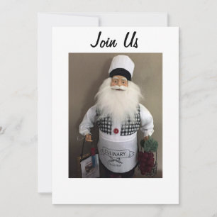 SANTA CHEF INVITES ALL TO YOUR CHRISMAS GATHERING