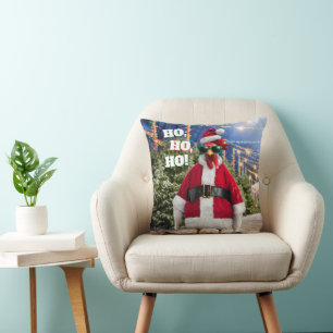 Santa Chicken Cushion