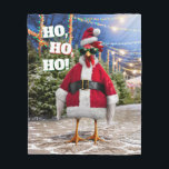 Santa Chicken Fleece Blanket<br><div class="desc">Holly Jolly! | Avanti,  the Global Humour Brand™ has been entertaining the world with its Feel Good Funny greeting cards for over 40 years. Our characters live life to the fullest and celebrate the humour in everyday life.</div>