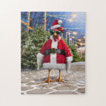 Santa Chicken Jigsaw Puzzle<br><div class="desc">Holly Jolly! | Avanti,  the Global Humor Brand™ has been entertaining the world with its Feel Good Funny greeting cards for over 40 years. Our characters live life to the fullest and celebrate the humor in everyday life.</div>